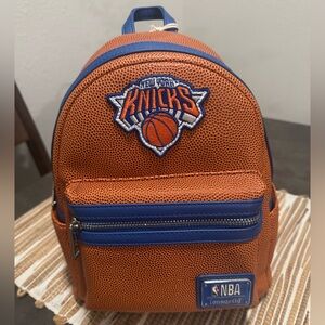 NBA New York KNicks Backpack - Orange and Blue